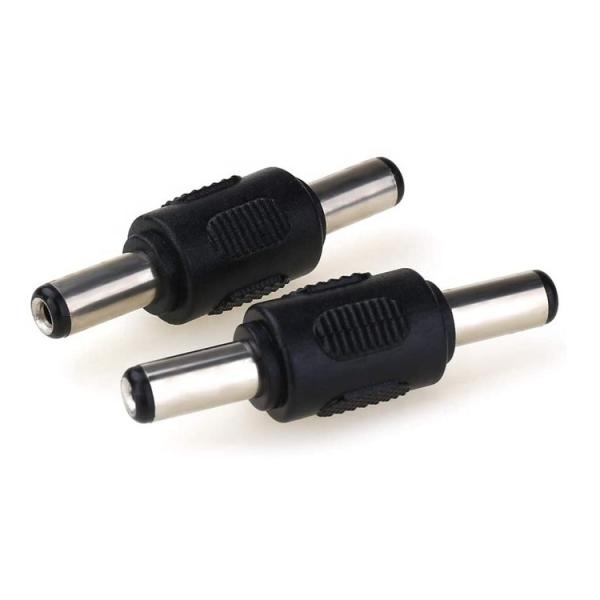 12V 24V mâle femelle 2,1 mm x 5,5 mm Jack à baril en courant continu Adaptateur d'alimentation pour caméra de vidéosurveillance LED