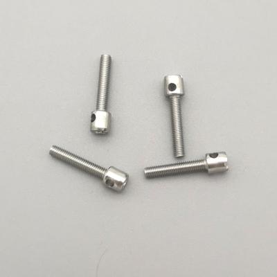Lead Seal Screw For 3 Phase Electric Meter For Mini Grid Rual Electrification Sealing Screws  Stainless Steel Meter Screws Sealing Screw For Energy Meter Zinc Coating Capstan Screw