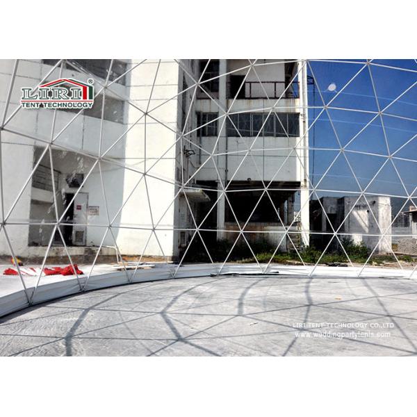Шатер геодезического купола особенного 1000 человек дизайна стального большой, прозрачный шатер пузыря