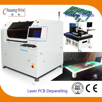 Equipamento de posicionamento automático do PWB Depaneling do CCD da elevada precisão para o PWB de 600*450mm