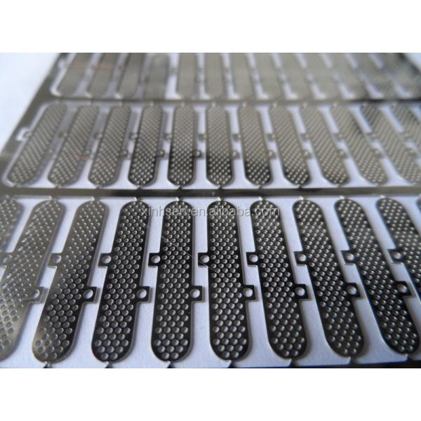 Custom thickness 0.02-0.4mm metal mesh filter shaver foil of electric shavers from professional photochemical etching manufacturer