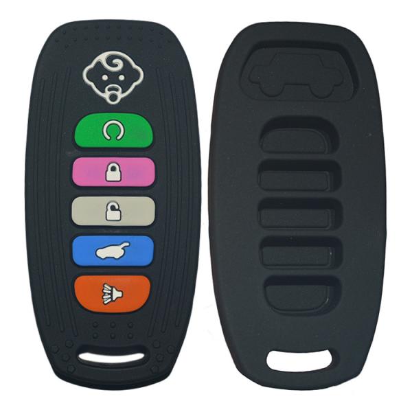 Cute Remote Control Shape Baby Silicone Teether Toy New MHC