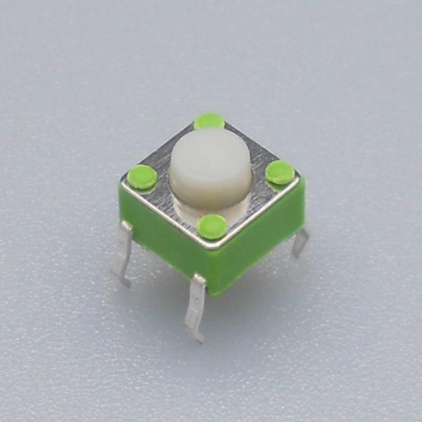 Momentary 6mm Tactile Switch / Silent Push Button With White Push Button​