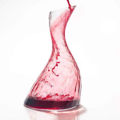 Filtros de vidro feitos a mão personalizados do licor, gaseificador do vinho tinto de Lightweght