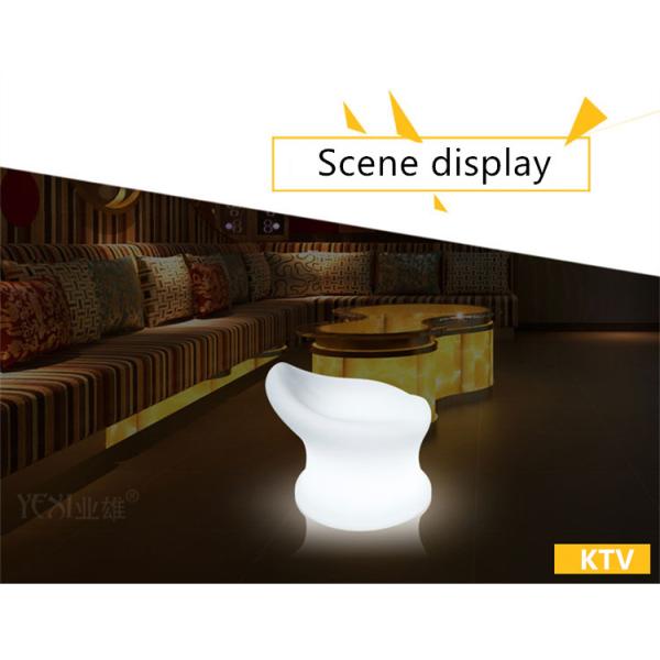 High Back Light Up Outdoor Chairs Party Plastic Glowing Outdoor Chairs