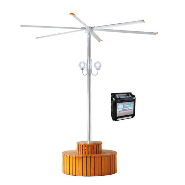 KCoolVent HVLS Industrial big ceiling fan for large space, 1.5kW Gearbox Motor, Aluminum alloy fan blades