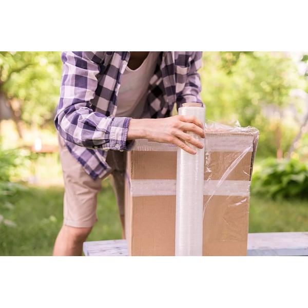 Pallet Wrap Packaging Plastic LLDPE Stretch Film 8 To 16 Micron 3M