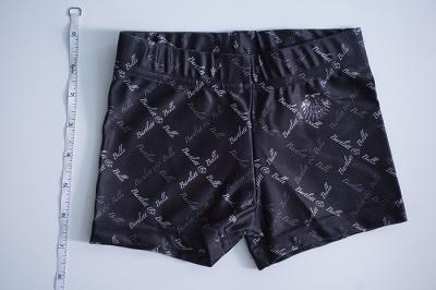 Skin Tight Black Girls Short Leggings , Good Stretch Short Leggings For Toddlers