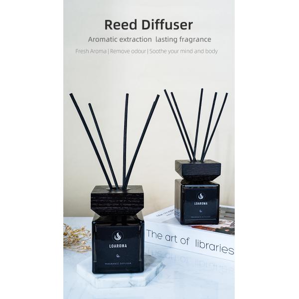 Custom Logo Home Fragrance Empty Reed Diffuser Bottles For Decoration