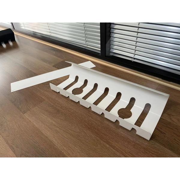 Домашний офис Столовой кабельный держатель 43 x 10 x 10 см с силовым покрытием из углеродистой стали