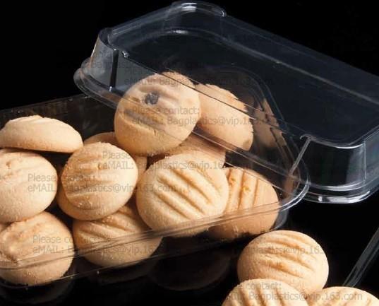 Factory Blister Plastic Storage Box Food Packaging Containers Disposable Supplier,containers plastic macaron blister cla