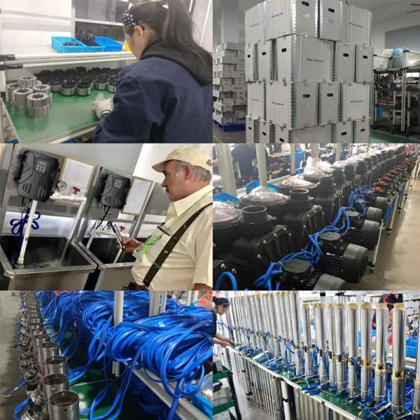 Submersible 33GPM Deep Water Well Pumps Stainless Steel For Factories Farmland