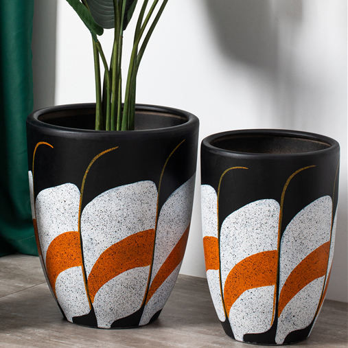 Best Price European Style Minimalism Tall Macetas Plant Pot Wholesale Decor Large Ceramic Flower Pots&Planter