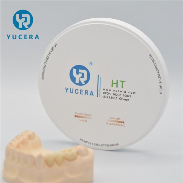 Do bloco dental da zircônia da cor 1200Mpa de Vita 16 MPA alto para a ponte