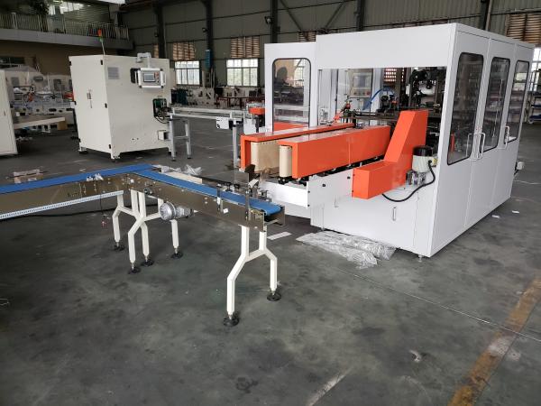 Fully Automatic Facial Tissue Napkin Paper Hand Towel Packing Machine For Manufacturing Plants