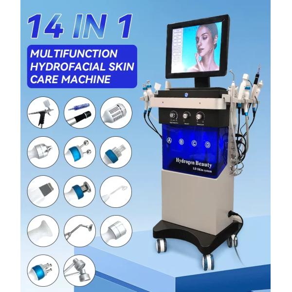 14 In1 Aqua Peeling Jet Peel Hydro Dermabrasion Facial Cleaning Machine