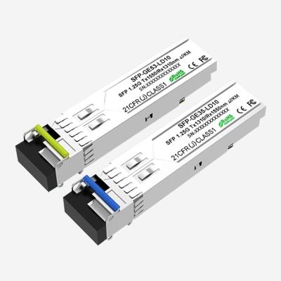 transceptor 1,25 de SFP da fibra de 3.3V SFP G 1310nm 40km único