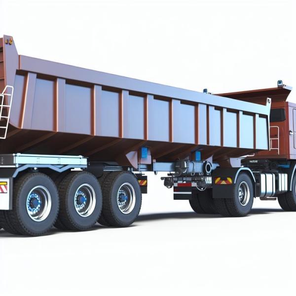 Dump Truck Trailers Heavy Duty Grade for Loading Bulk Mine And Construction Cargos Efficiently
