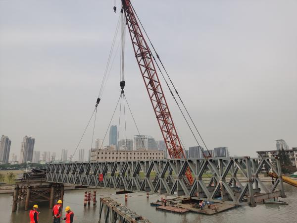 HA Load Modular Steel Bridge，Heavy Load, Single or Double Lane ，CD450 ,Delta Bridge