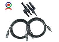1500vdc 30 pieds de 10awg d'extension de lumière du soleil solaire de câble résistante