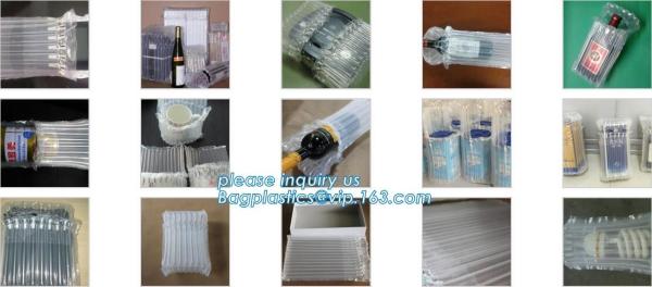 inflatable air bag for wine bottle, wine bottle air bag transport protective shock resistant cushion hand bag packaging,