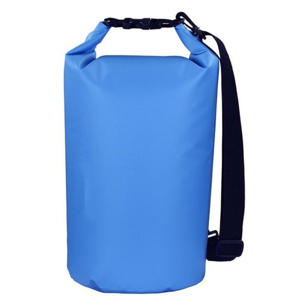 Outdoor PVC Waterproof Dry Bag For Hiking Running Camping 15 Liter Multiple Color