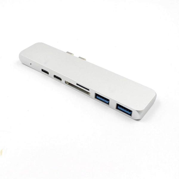 Multifunction Thunderbolt 3 USB-C Hub for MacBook Pro USB-C Adapter with Type C PD Charging Port HD HUB