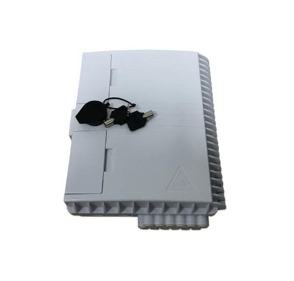Outdoor PP 16 Cores FTTH Distribution Box 1x4 1x8 PLC Splitter