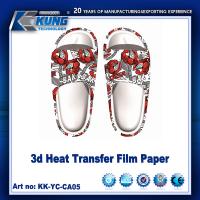 Papel de transferência de calor impresso em cores 3d personalizado para fabricação de sapatos