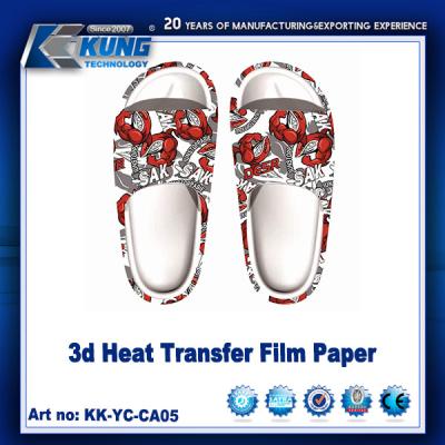 Customised Color 3d Printed Heat Transfer Film Paper For Shoe Making