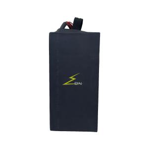 Black 60v Lithium Battery For Electric Motorcycle LiFePO4 With 53ah Capacity