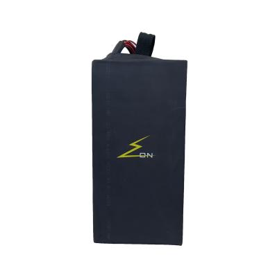 Black 60v Lithium Battery For Electric Motorcycle LiFePO4 With 53ah Capacity