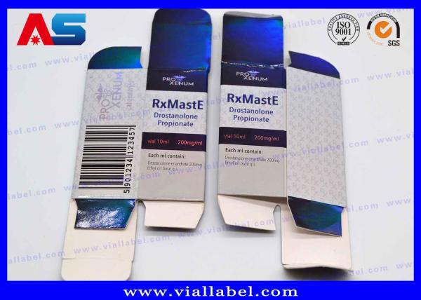 4C que imprime 10ml olográfico Vial Boxes For Injection Peptide