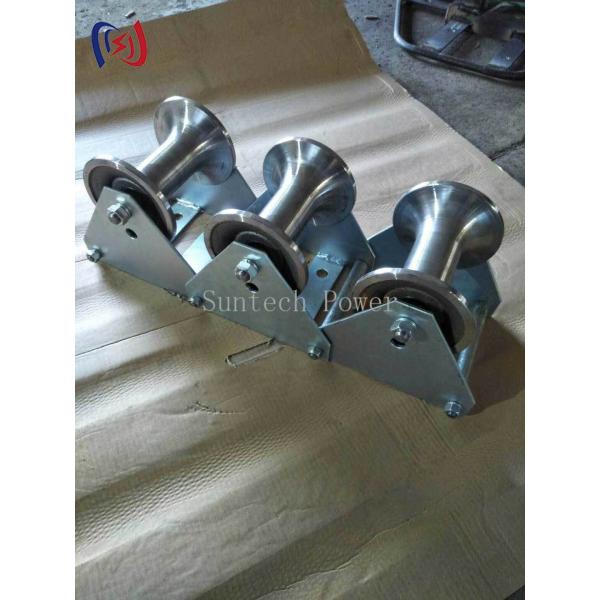 Cable Pithead Roller with 10KN Rated Load and Φ150 Max Cable Diameter for Pithead Transition Guide