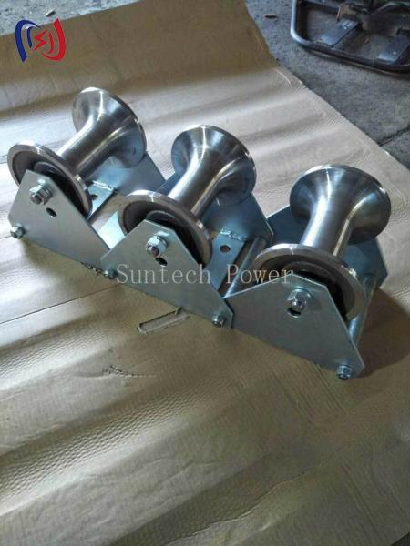 Cable Pithead Roller SH130S 10KN Load for Cable Pulling