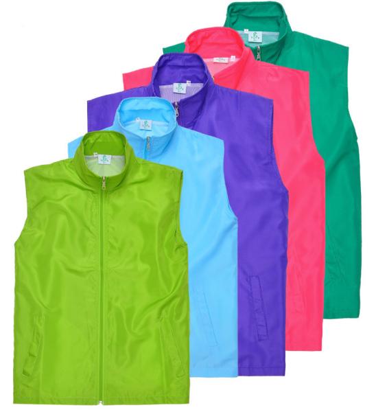 Cheap custom unisex advertising volunteer vest Waistcoat print customized LOGO whole sale promotional logo