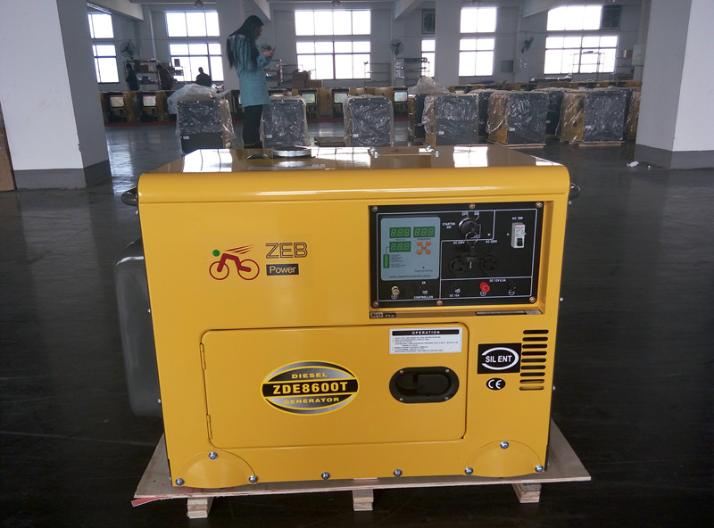 небольшой молчаливый дизельный генератор 20kva желтый 230v