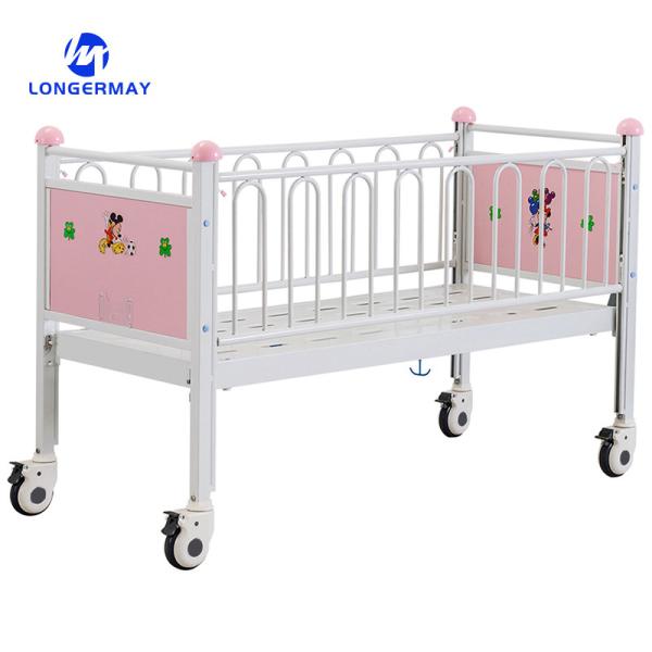 Factory Infant Hospital Crib Metal Babies Clinic Medical Bed Kids Children Pediatric Bed with Casters Manufacturers