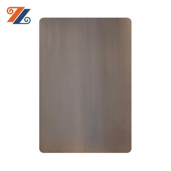 Antique Black 304 430 Textured Decorative Stainless Steel Sheet 1500mm Width