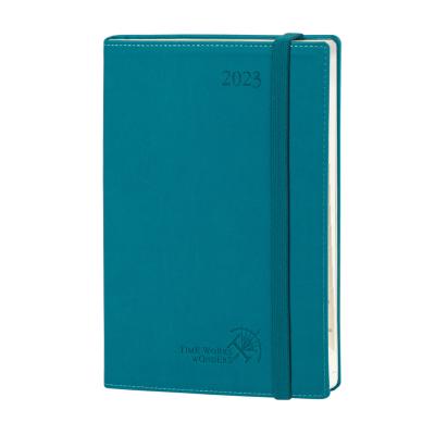 Pacific Green Planejador Acadêmico Personalizado Anual Planejador Semanal 2023 Capa Mole Páginas Verticais
