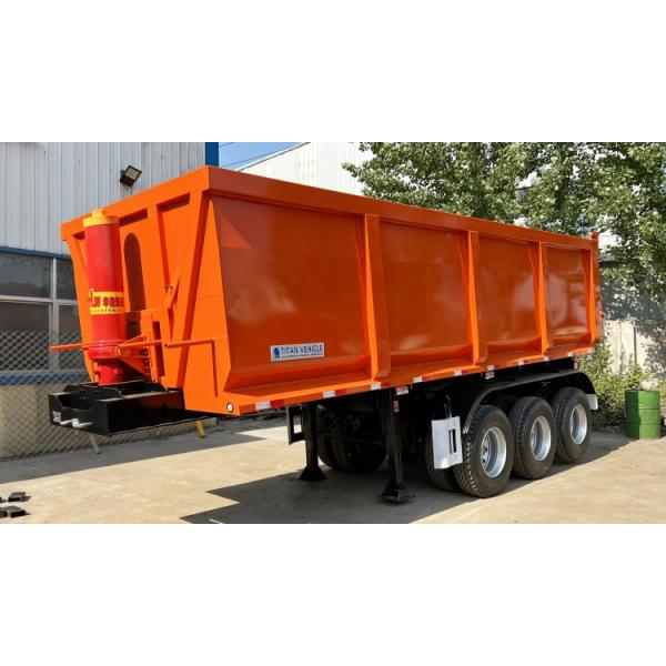 TITAN Hydraulic 3 Axle Tipper Semi Trailer Tractor Tipper Trailer for Sale Near Me in Mauritius