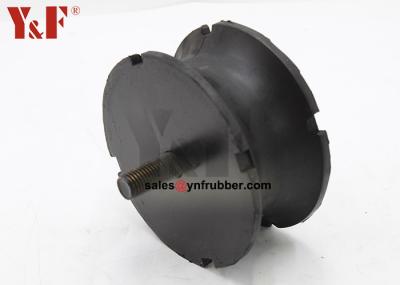Round Flexible Rubber Bobbin Mounts Smooth Surface Treatment