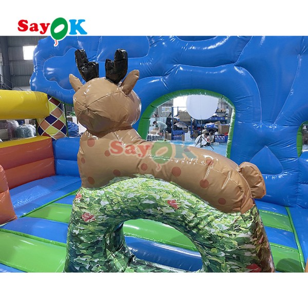 OEM/ODM Inflatable Bouncer Slide With Customized Design And Repair Patch