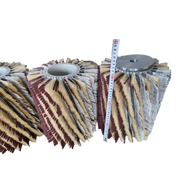 Wear Resistance Drum Sander Wire Brush Cylinder Roller Polishing Brush For Wood Industry