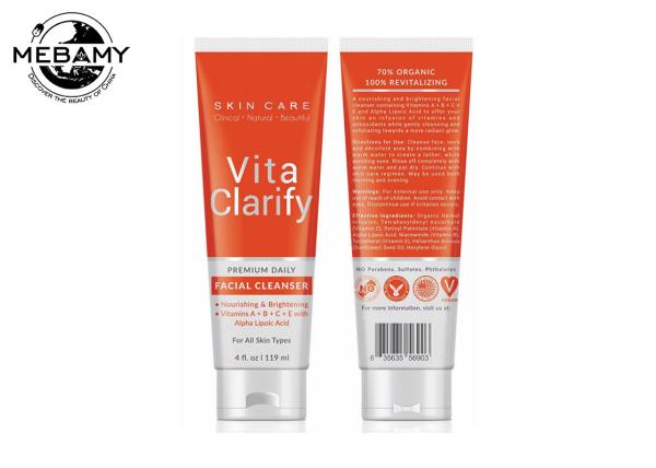 Limpador facial dos multi cuidados com a pele da vitamina, lavagem hidratando da cara para o enrugamento/defeito em pele 