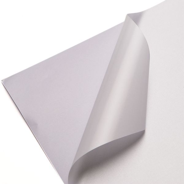 Luxurious Special Paper Self-adhesive Sticker Sheet Rough Texture Coarse Grainy Patterns Polar Ivory White Inkjet Printing A4