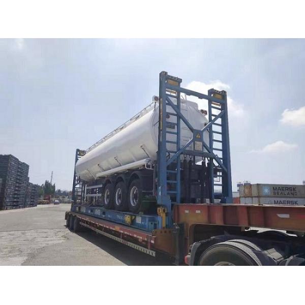 40000 Liters Liquid Tanker Trailer FUWA 13T Axle Fuel Tank Trailer