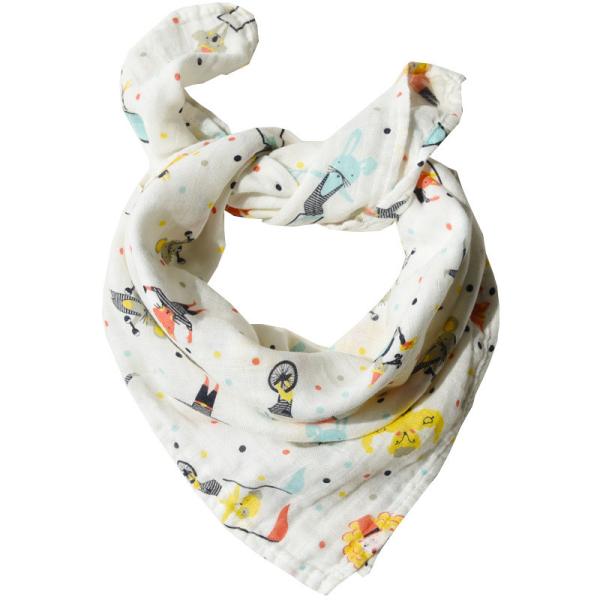 Double Layer Colored Organic Cotton Baby Mouth Towel Multifunctional Baby Bibs