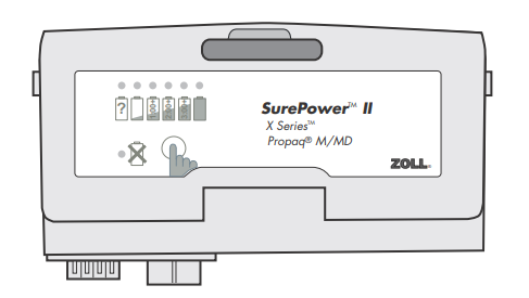 Батарея v 8000-0580-01 иона 11,1 лития SurePower II серии ZOLL Propaq MMD x перезаряжаемые