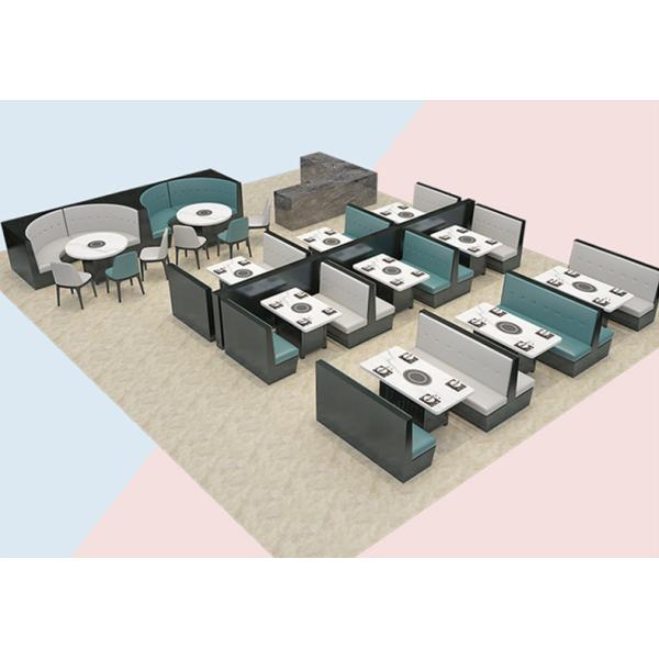 Изготовленные на заказ коммерчески посадочные места будочки для дуги контура ресторана сформировали 120x60x150cm